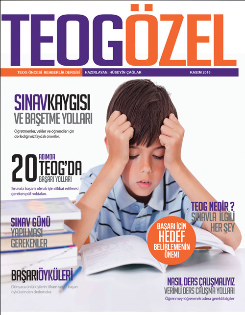 TEOG ÖZEL Dergimizin 1. Sayısı