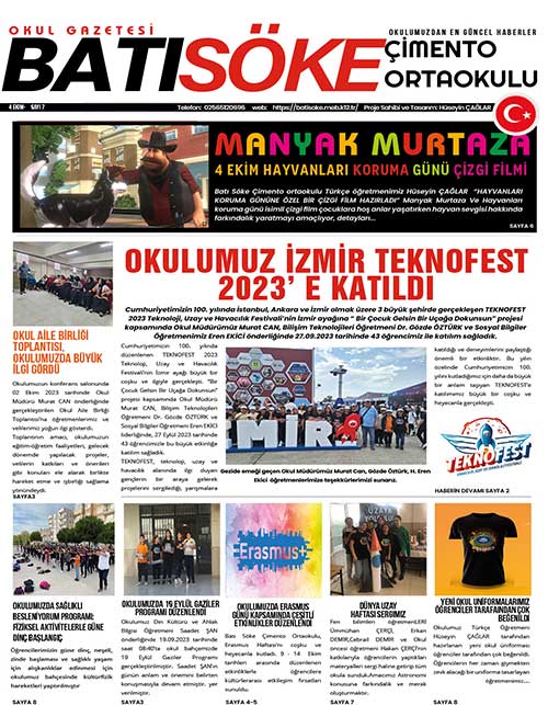 Okul Gazetemiz 7. Sayı Ekim 2023