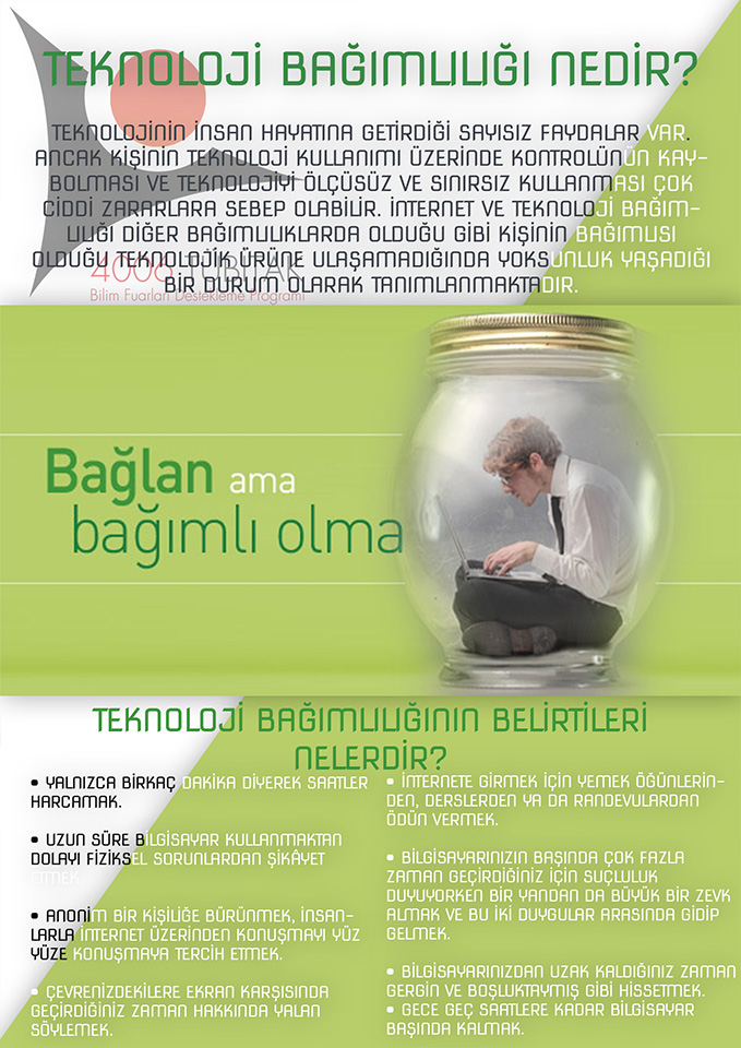 Teknoloji Bağımlılığı Broşür Çalışması.